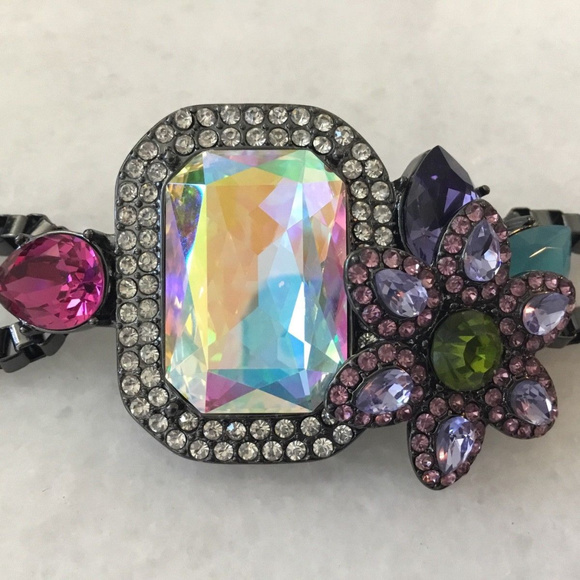 Erickson Beamon Jewelry - ERICKSON BEAMON ROCKS COLORFUL SWAROVSKI BRACELET